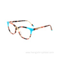 Custom Designer Transparent Acetate Frame Clear Optical Glasses For Men